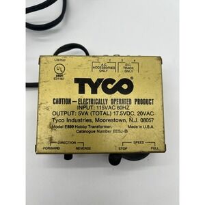 Tyco Vintage Train Transformer, Gold, Model‎ E899